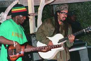 Benjy Myaz and Third World's Cat Coore in Jamaica