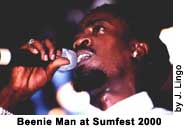 beenie man at sumfest 2000